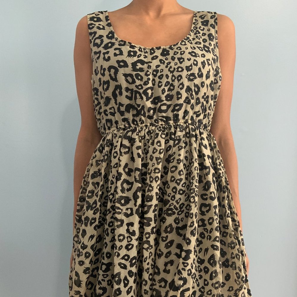 Leopard Print Formal Dress